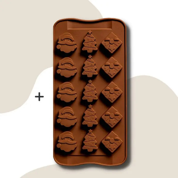 MOLDE WAX MELT NAVIDEÑ0 Inglaass