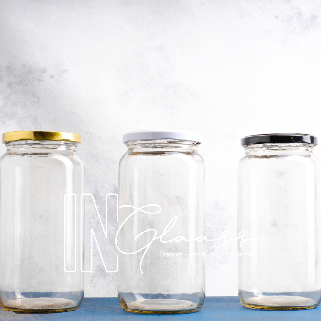 frascos de vidrio al mayor 1 litro 1000 cc