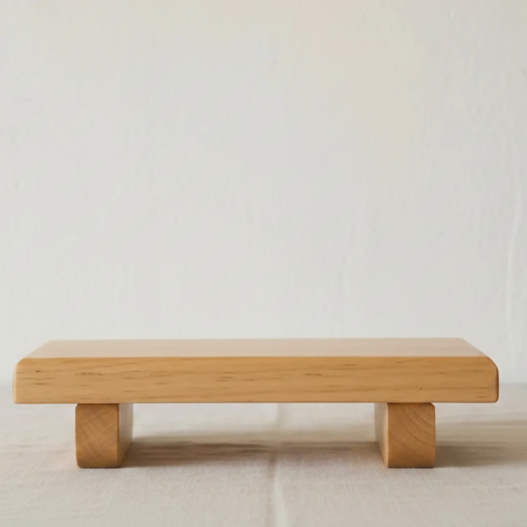 Base de madera sin frascos