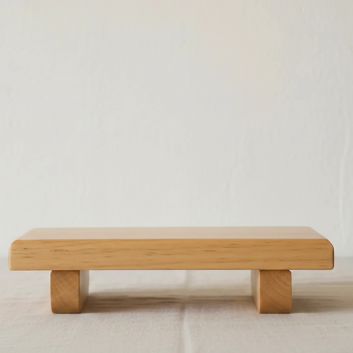 Base de madera sin frascos