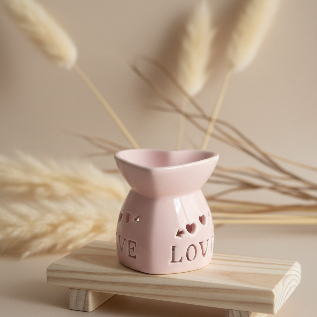 Quemador corazón minimalista