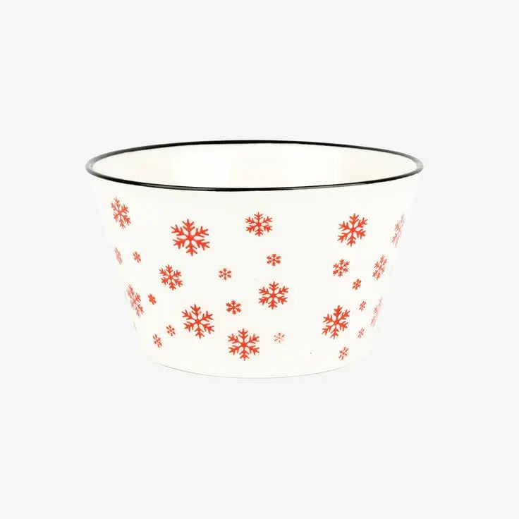 BOWL NAVIDEÑO BLANCO Inglaass