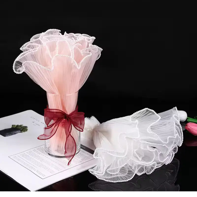 PAPEL PERLADO PARA ENVOLVER FLORES Inglaass