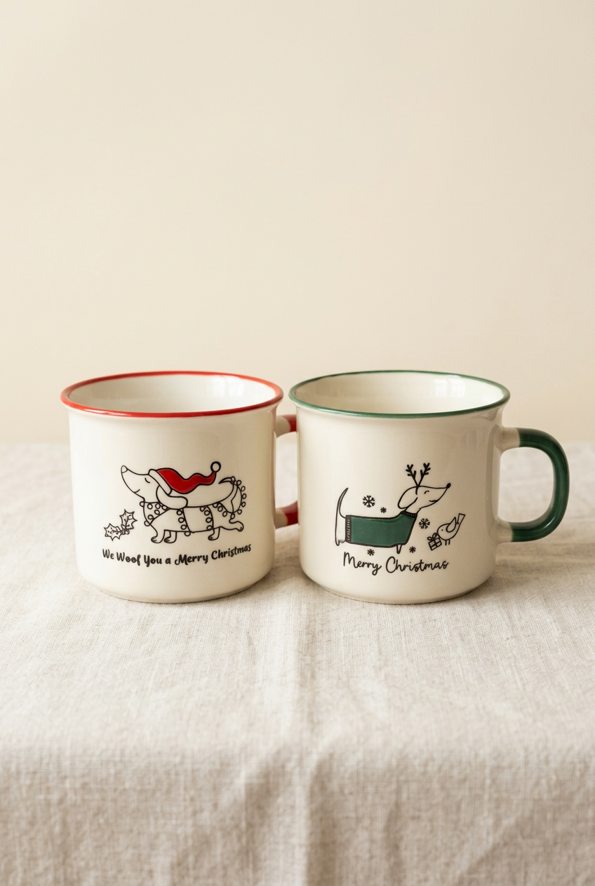 TAZA SALCHICHAS NAVIDEÑOS
