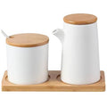 Set Cerámica Frasco + Aceitero