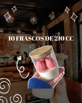 10 FRASCOS BAMBU 210