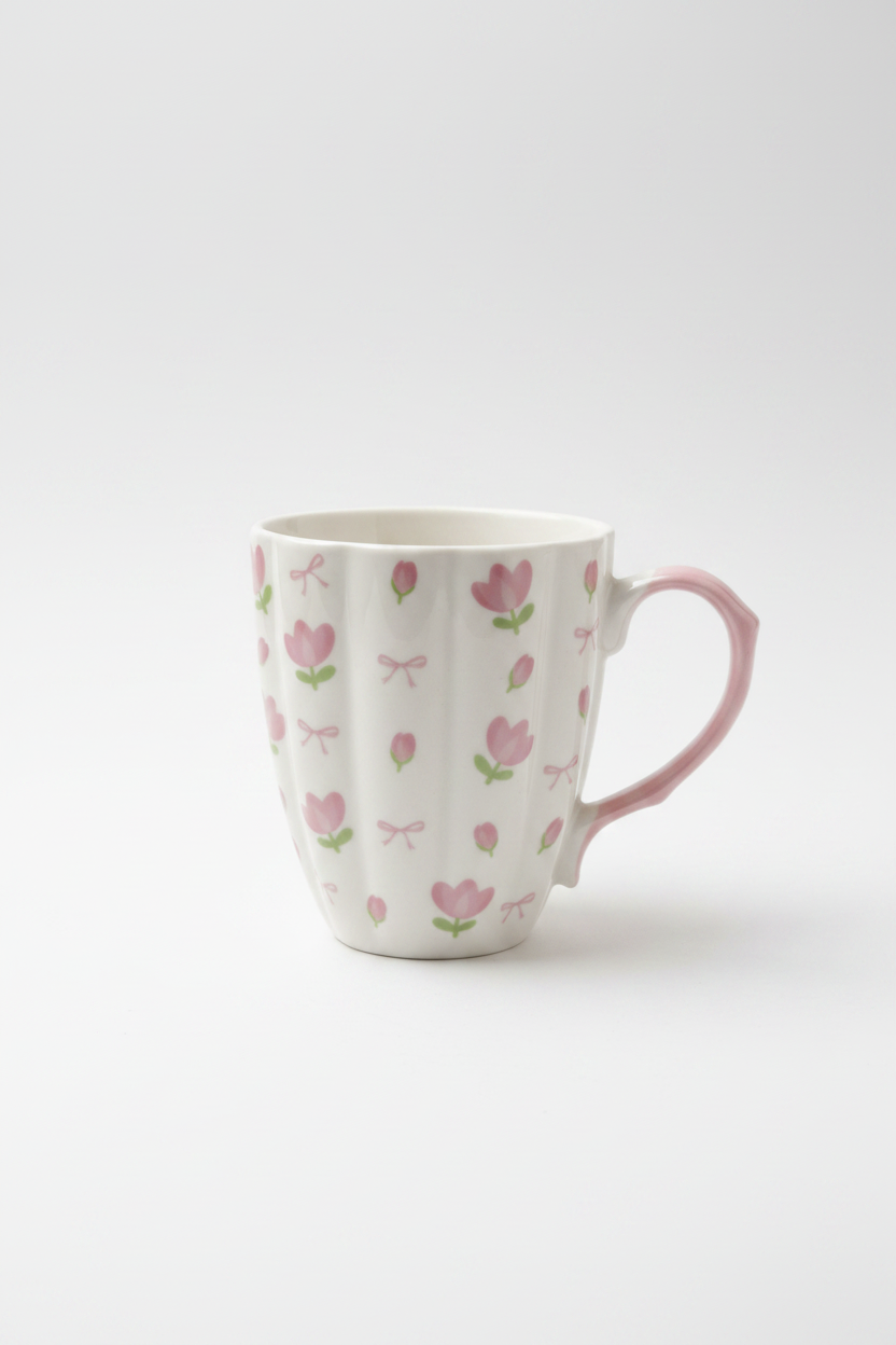 Taza tulipanes