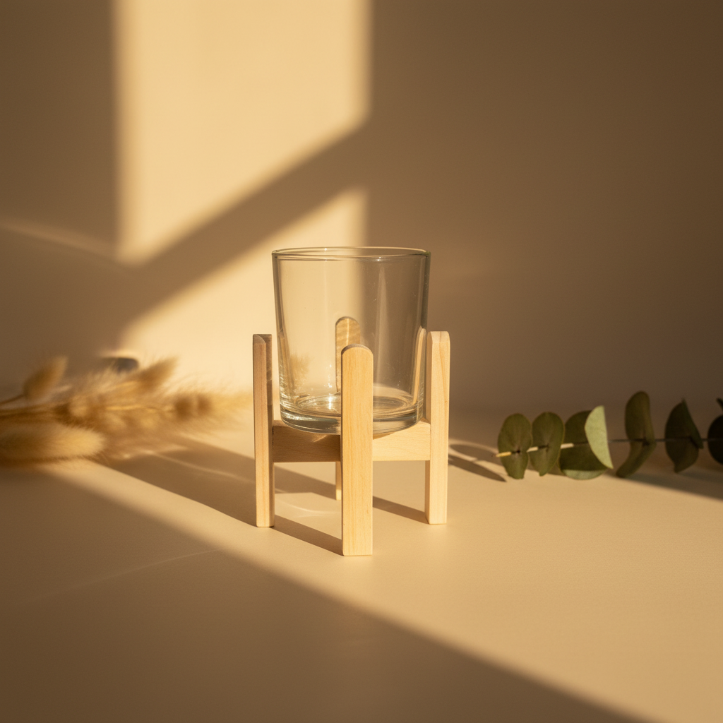 Vaso soporte trípode